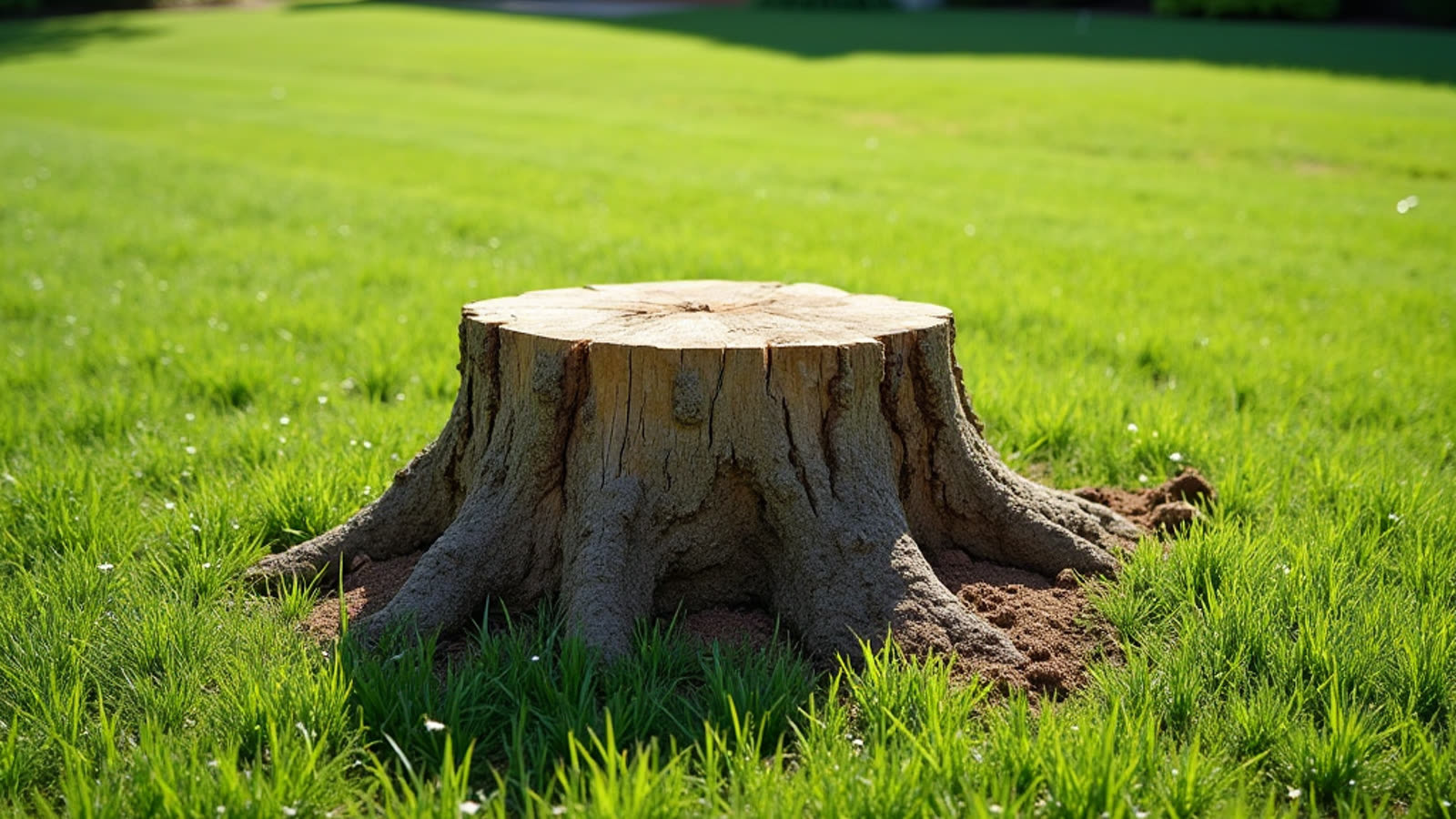 Clean lawn, stump ground, debris gone in San Antonio
